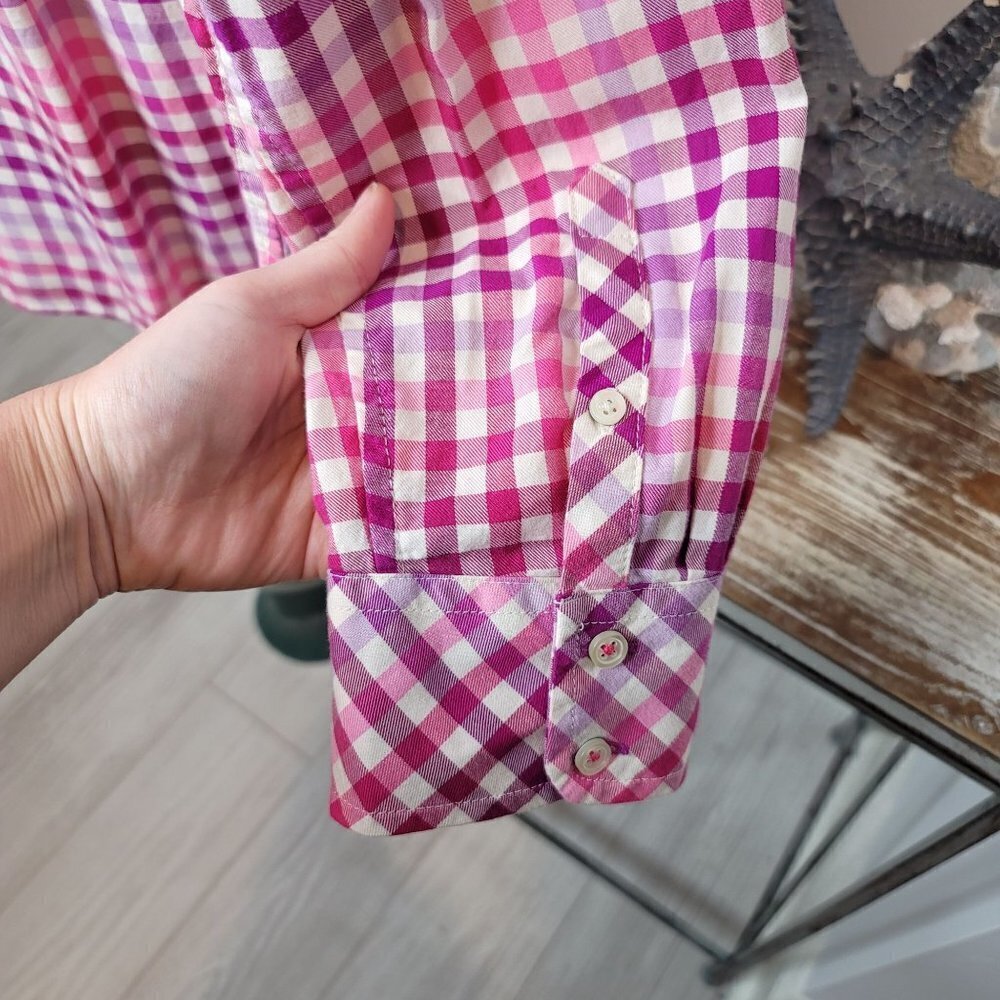 Talbots Button Down Womens Medium - image 5